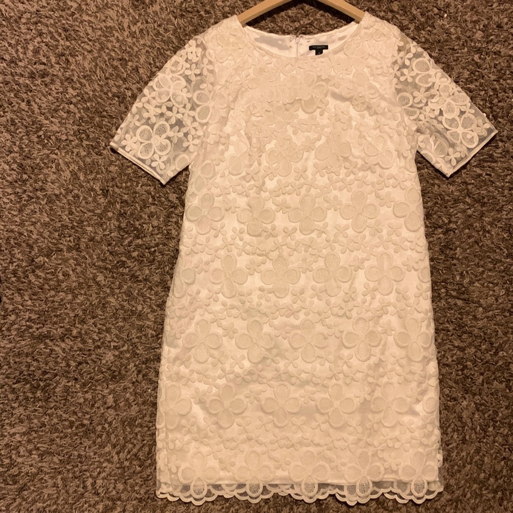 Ann Taylor white dress size 12p